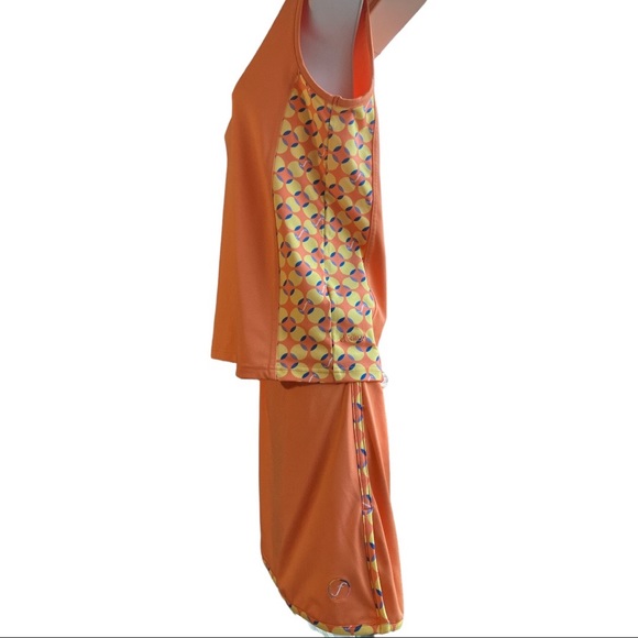 NWT Ferreira activewear workout exercise tennis jacket, full zip, snap sleeves - Picture 12 of 16